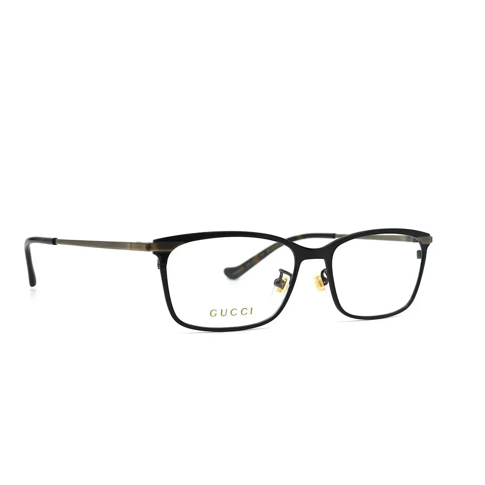 NEW GUCCI GG1130OJ 001 TITANIUM BLACK AUTHENTIC EYEGLASSES FRAME